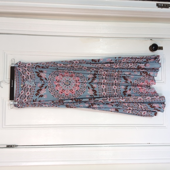Spell Dresses & Skirts - Spell Pandora Maxi Skirt in Aquarium